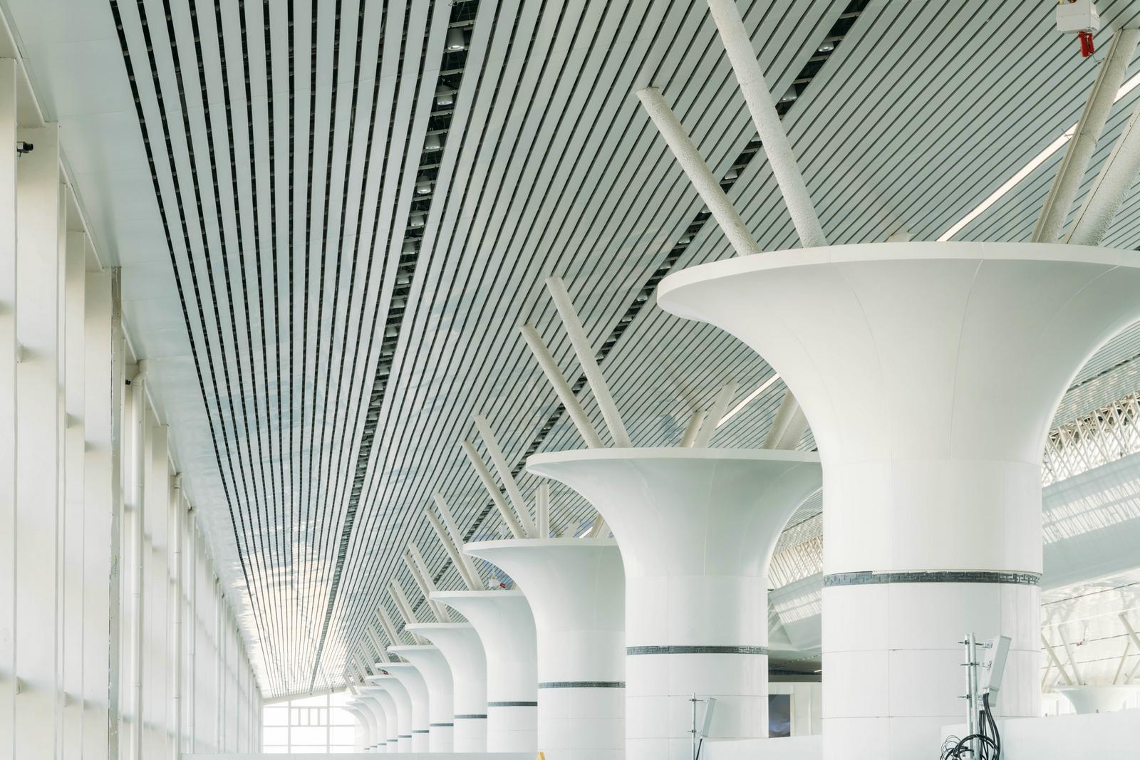 济南遥墙机场北指廊的屋面设计(图14)
