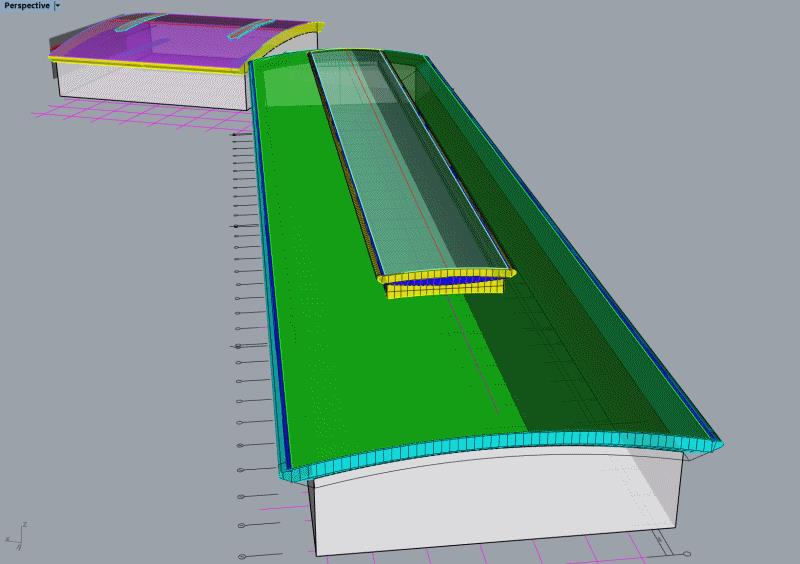 济南遥墙机场北指廊的屋面设计(图3)